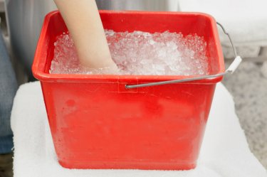 部位ごとに氷を使用するアイシングの正しい方法